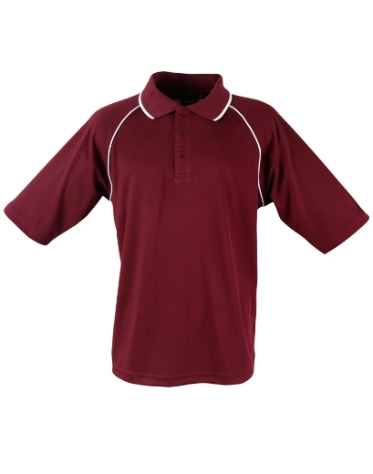 Picture of Winning Spirit, Mens Cooldry Raglan S/S Polo